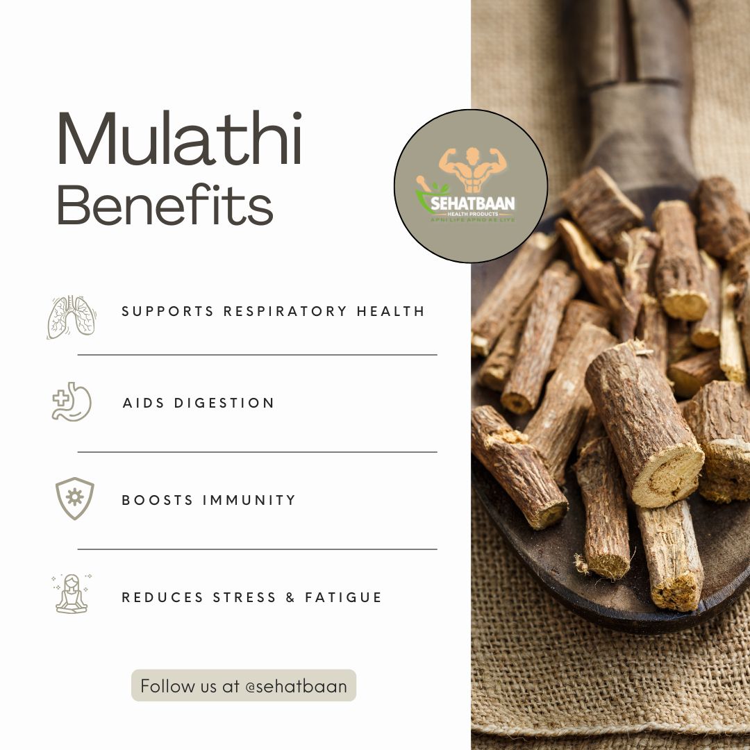 Sehatbaan 100% Pure Mulathi Root
