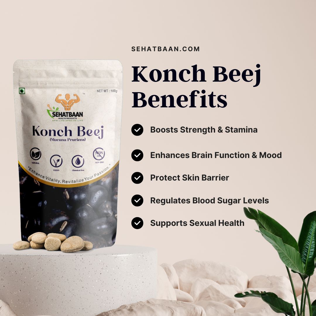 Sehatbaan Konch Beej Boost Energy, Balance Hormones