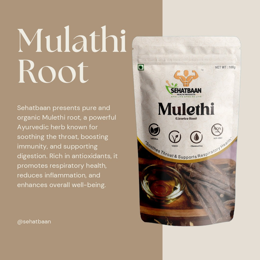Sehatbaan 100% Pure Mulathi Root
