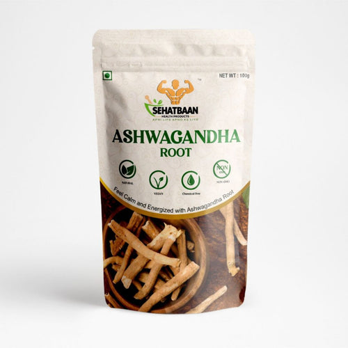 Ashwagandha Root – Raw, Dried Ayurvedic Root for Vitality, Immunity, and Traditional Herbal Use – Supports Stress Balance & Strength
