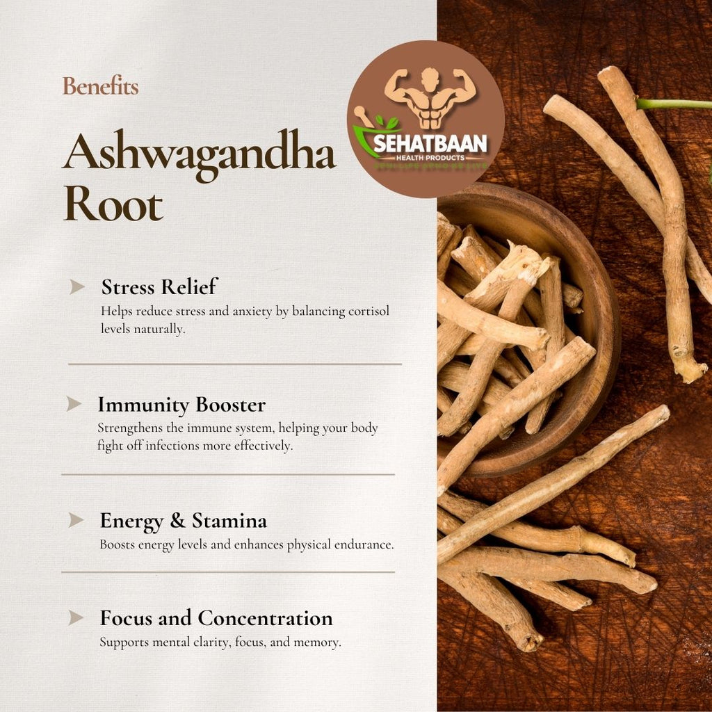 Sehatbaan Pure Ashwagandha Root Vitality Booster