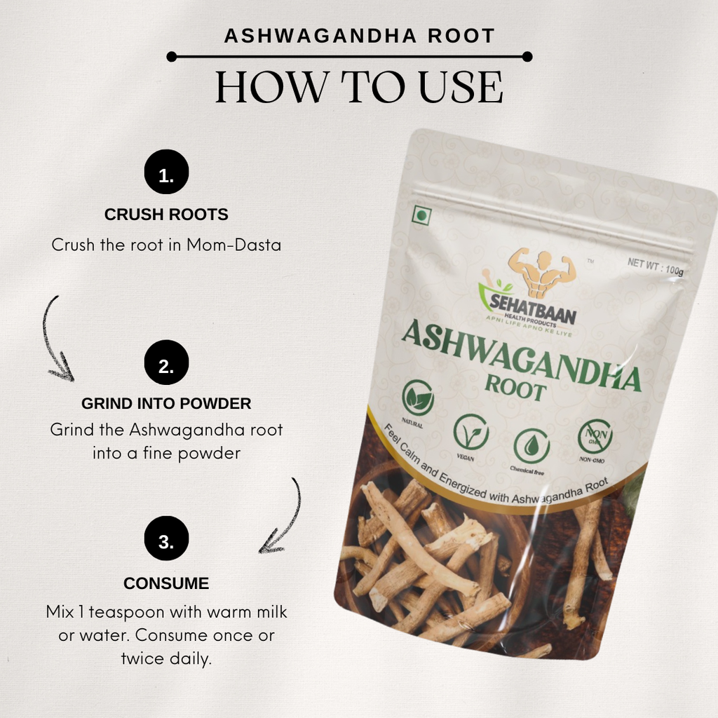 Sehatbaan Pure Ashwagandha Root Vitality Booster